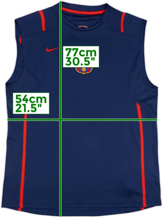 2006-07 Barcelona Nike Training Vest - 8/10 - (L)