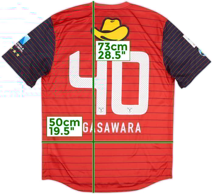 Camiseta de local del Kashima Antlers 2013 Ogasawara #40 - 9/10 - (L)