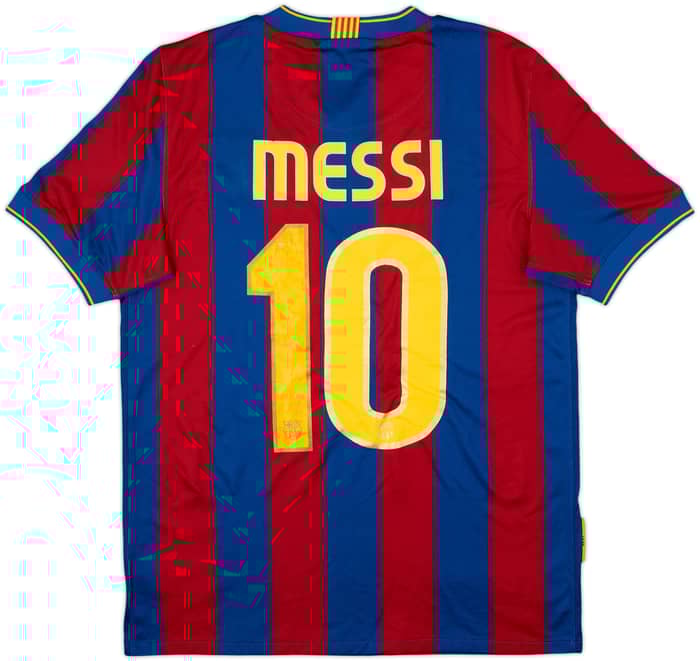 2009-10 Barcelona Camiseta de local Messi #10 - 7/10 - (S)