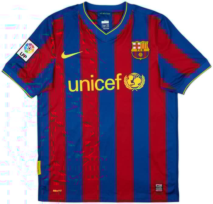 2009-10 Barcelona Camiseta de local Messi #10 - 7/10 - (S)