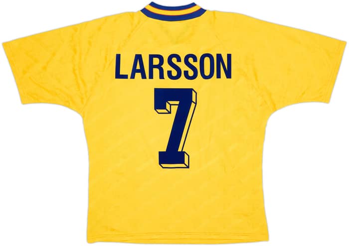 1994-96 Sweden Home Shirt Larsson #7 - 9/10 - (L)