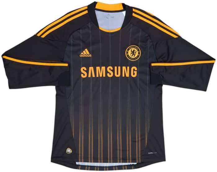 Camiseta de manga larga de visitante del Chelsea 2010-11 Drogba #11 - 8/10 - (M)