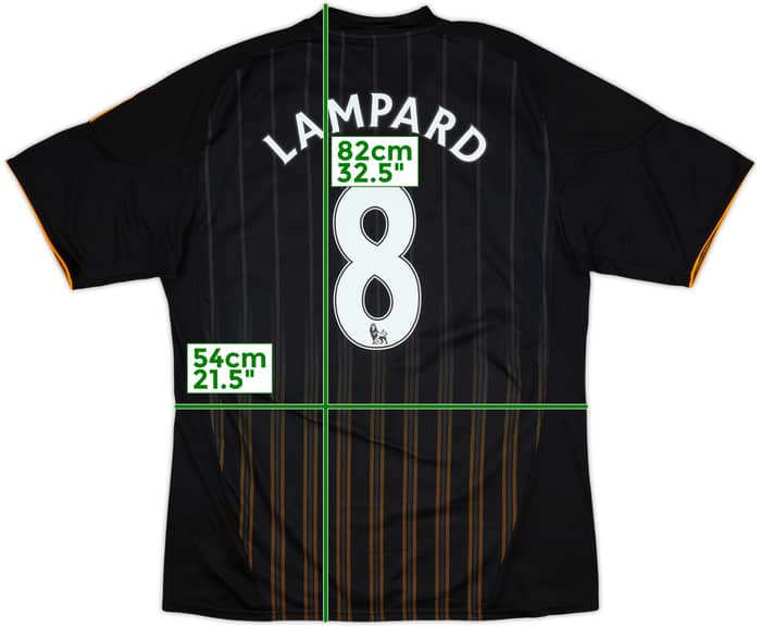 2010-11 Chelsea Away Shirt Lampard #8 - 9/10 - (XL)