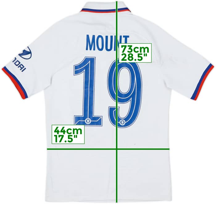 2019-20 Chelsea Authentic Away Shirt Mount #19 - 5/10 - (S)