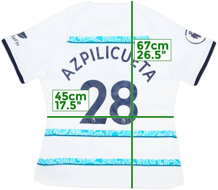 2022-23 Chelsea Away Shirt Azpilicueta #28 (Women's L)