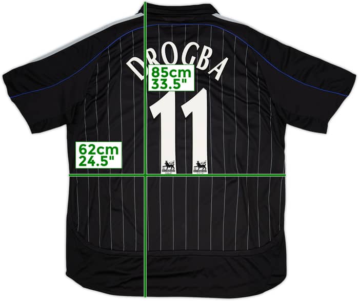 2006-07 Chelsea Camiseta Tercera Drogba #11 - 7/10 - (XXL)