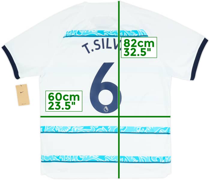 2022-23 Chelsea Away Shirt T.Silva #6 (XL)