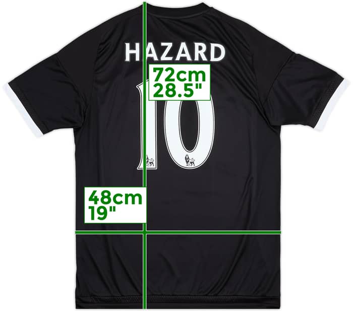 2015-16 Chelsea Third Shirt Hazard #10 - 8/10 - (M)
