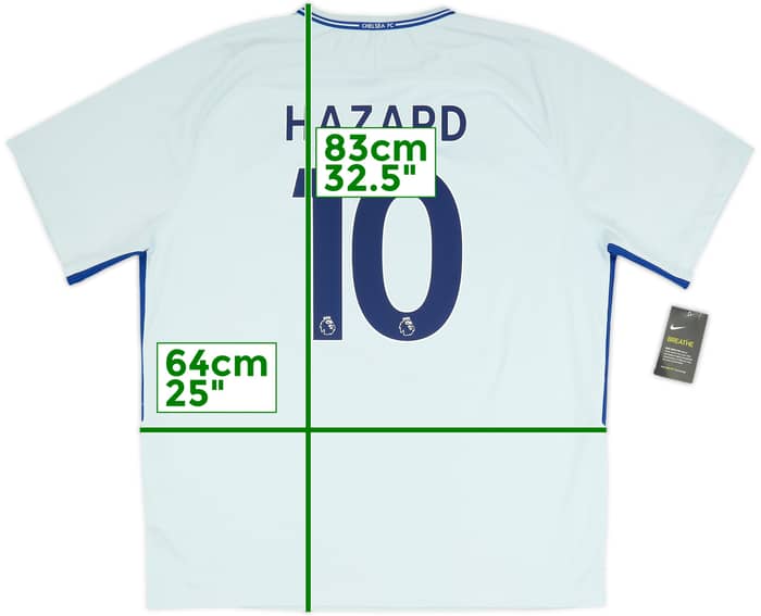 2017-18 Chelsea Away Shirt Hazard #10 (XXL)
