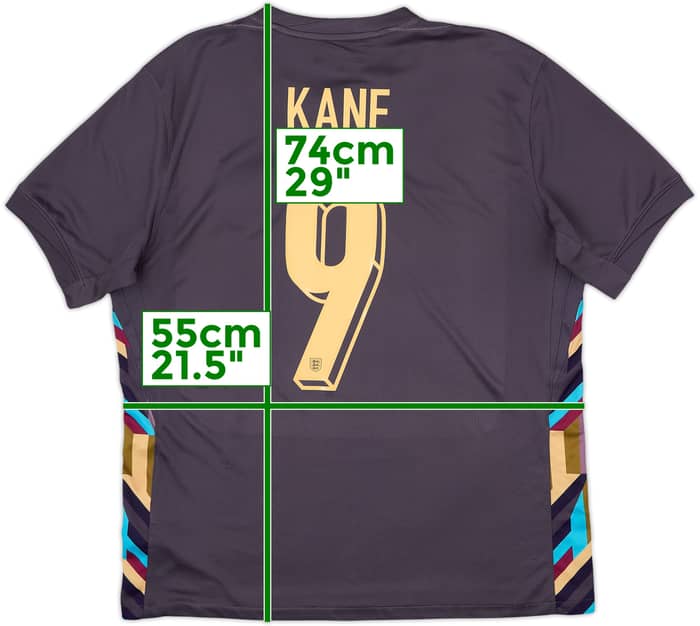 2024-25 England Away Shirt Kane #9 - 6/10 - (L)