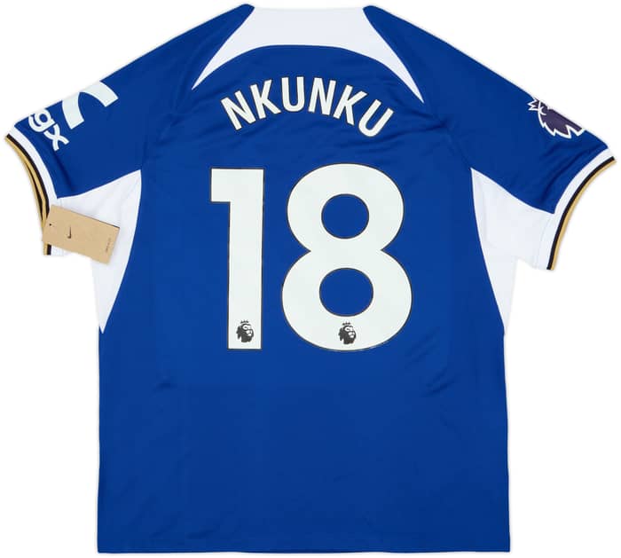2023-24 Chelsea Home Shirt Nkunku #18 (L)