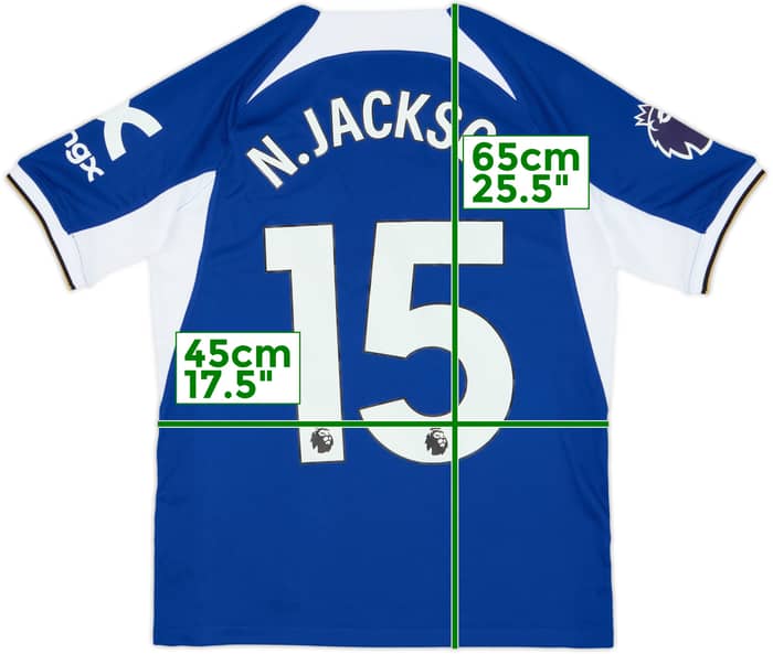 2023-24 Chelsea Home Shirt N.Jackson #15 (XL.Boys)