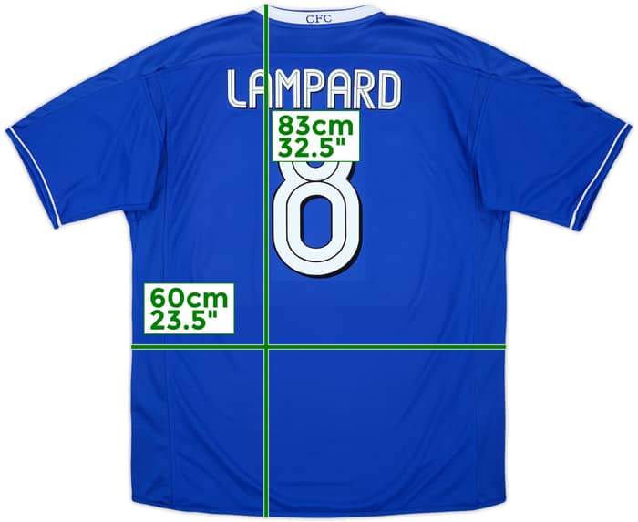 2003-05 Chelsea Camiseta Local Lampard #8 - 6/10 - (XL)