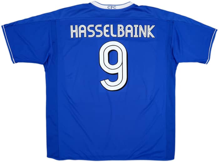 2003-05 Chelsea Home Shirt Hasselbaink #9 - 9/10 - (XXL)