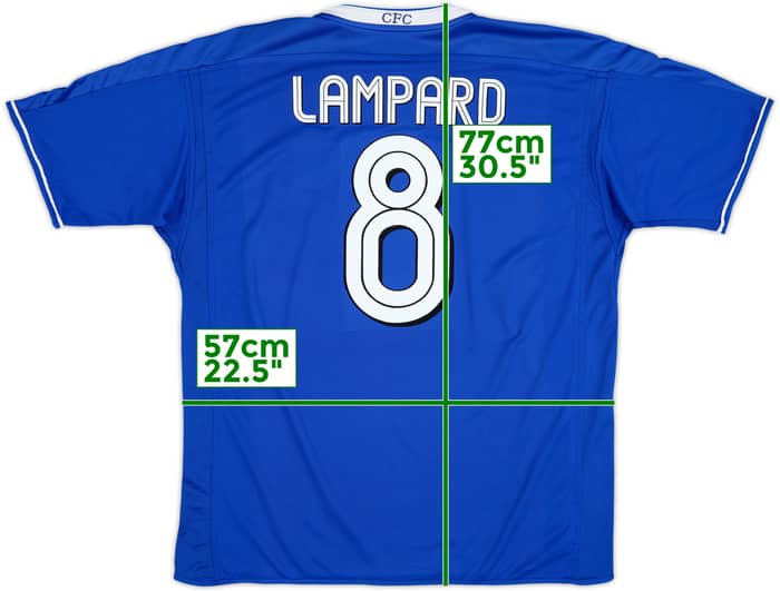2003-05 Chelsea Camiseta Local Lampard #8 - 6/10 - (XL)