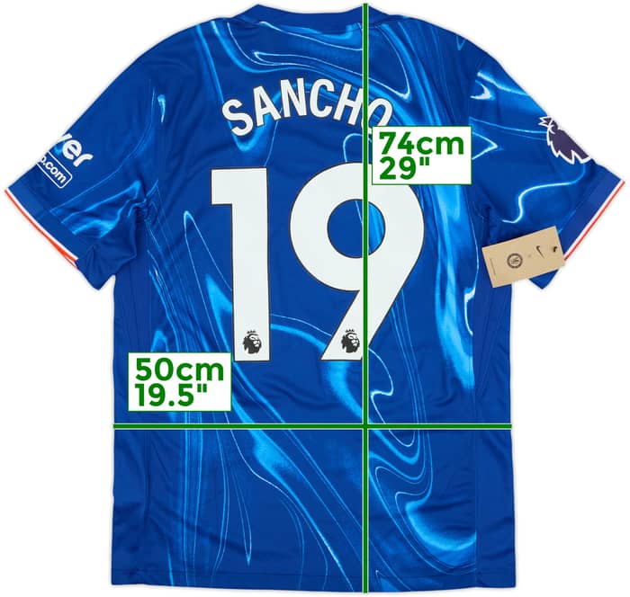 2024-25 Chelsea Home Shirt Sancho #19 (M)