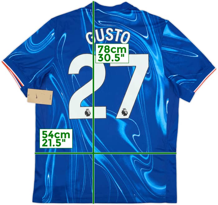 2024-25 Chelsea Home Shirt Gusto #27 (L)