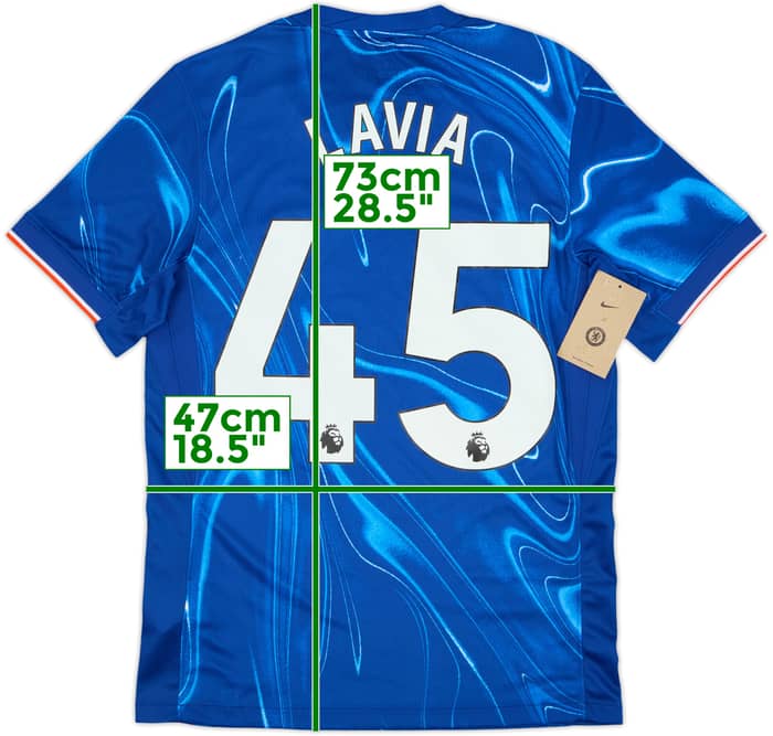 2024-25 Chelsea Home Shirt Lavia #45 (S)