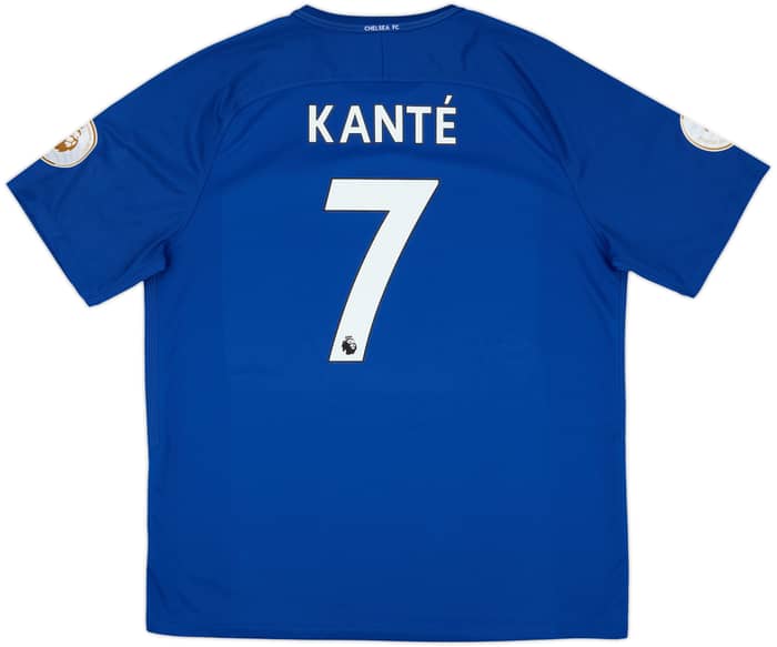 Camiseta de local del Chelsea 2017-18 Kante #7 - 6/10 - (XXL)
