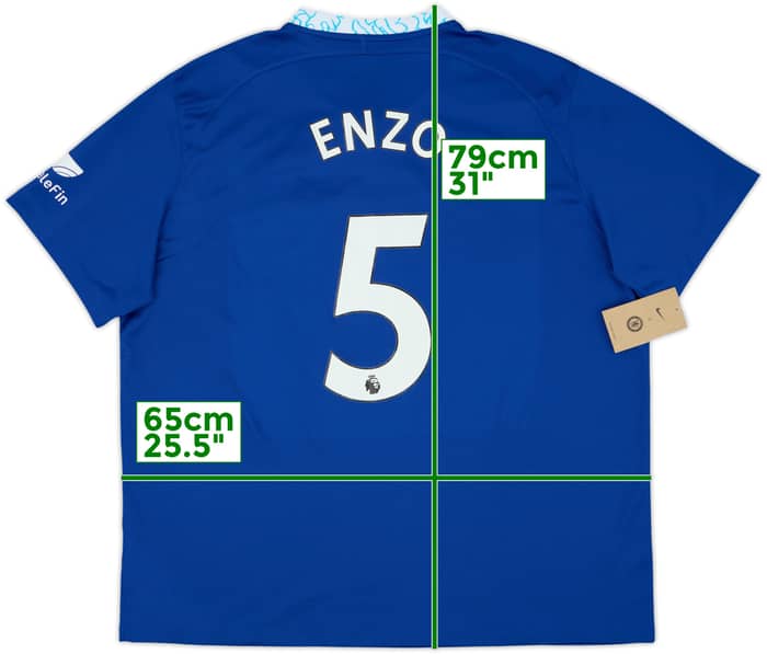2022-23 Chelsea Home Shirt Enzo #5 (XXL)