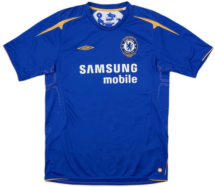 2005-06 Chelsea Centenary Home Shirt Desailly #5 - 9/10 - (XL.Boys)