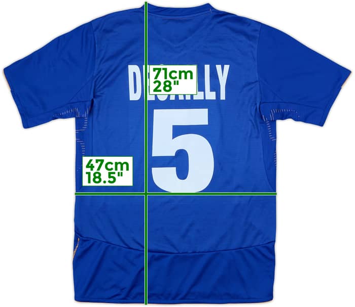 2005-06 Chelsea Centenary Home Shirt Desailly #5 - 9/10 - (XL.Boys)