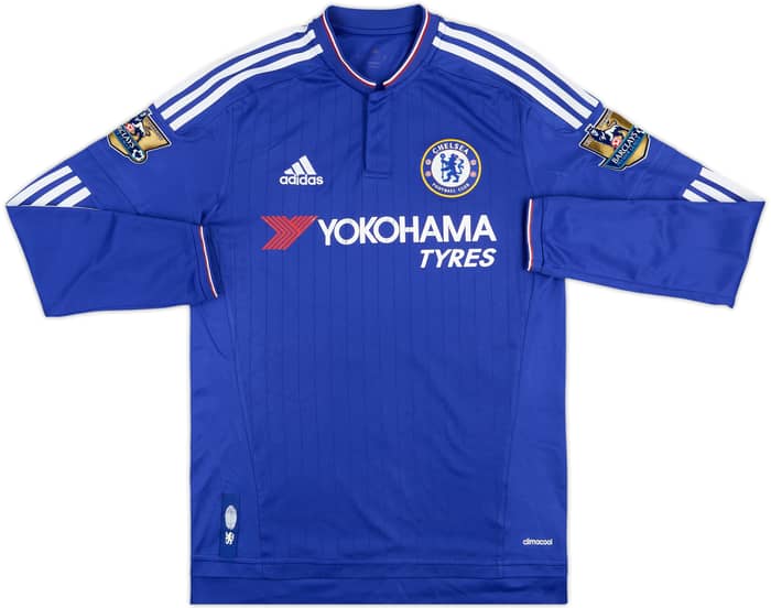 Camiseta de manga larga de local del Chelsea 2015-16 Willian #22 - 6/10 - (S)