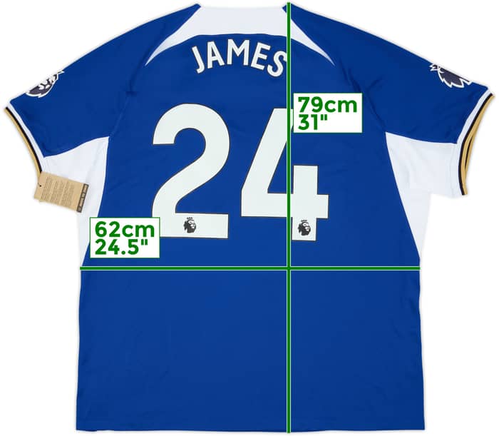 2023-24 Chelsea Home Shirt James #24 (XXL)