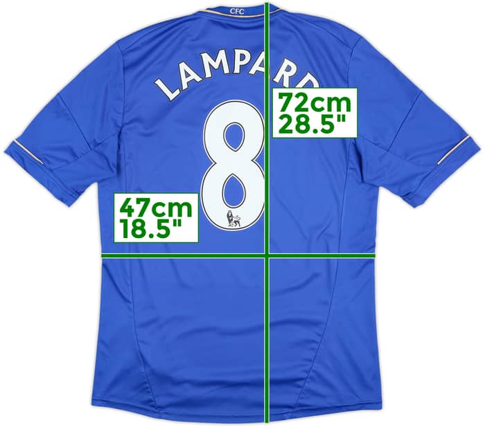 2012-13 Chelsea Home Shirt Lampard #8 - 6/10 - (M)