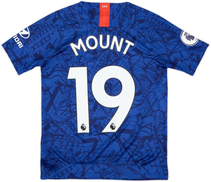 2019-20 Chelsea Home Shirt Mount #19 - 8/10 - (L.Boys)