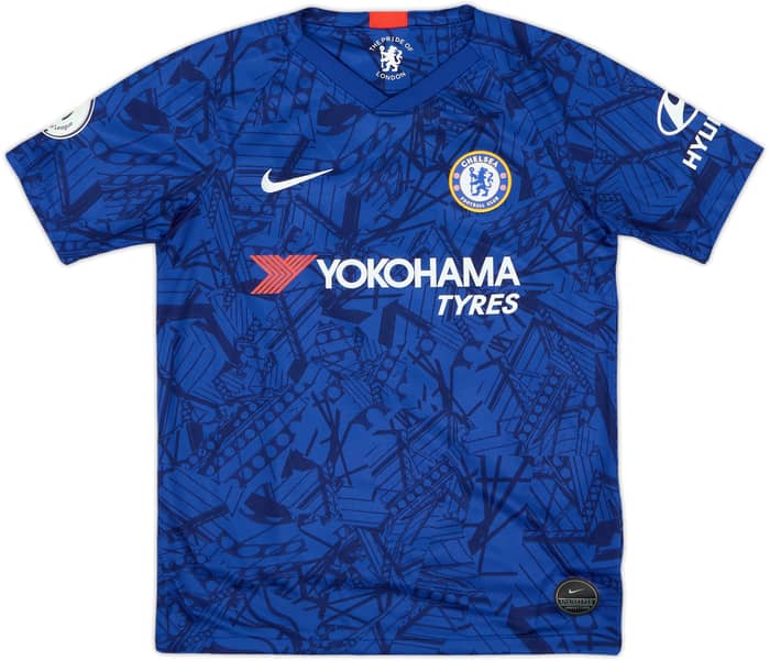 2019-20 Chelsea Home Shirt Mount #19 - 8/10 - (L.Boys)