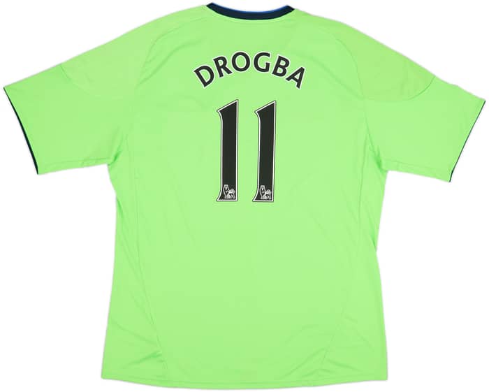 Camiseta de la tercera equipación del Chelsea 2010-11 Drogba #11 - 8/10 - (XXL)