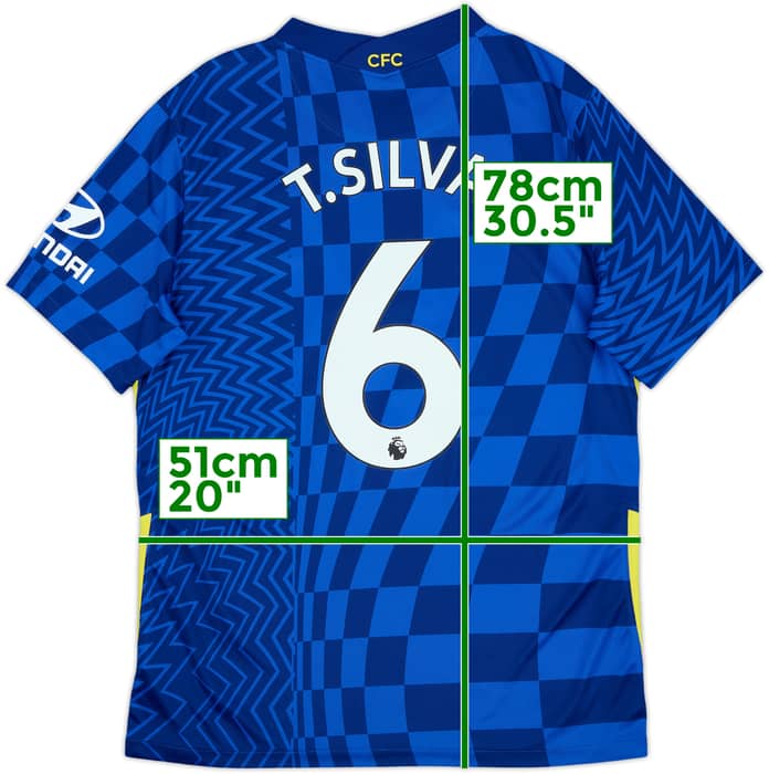 2021-22 Chelsea Local Camiseta T.Silva #6 - 10/10 - (L)