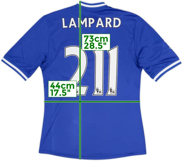 2013-14 Chelsea Home Shirt Lampard #211 - 8/10 - (S)