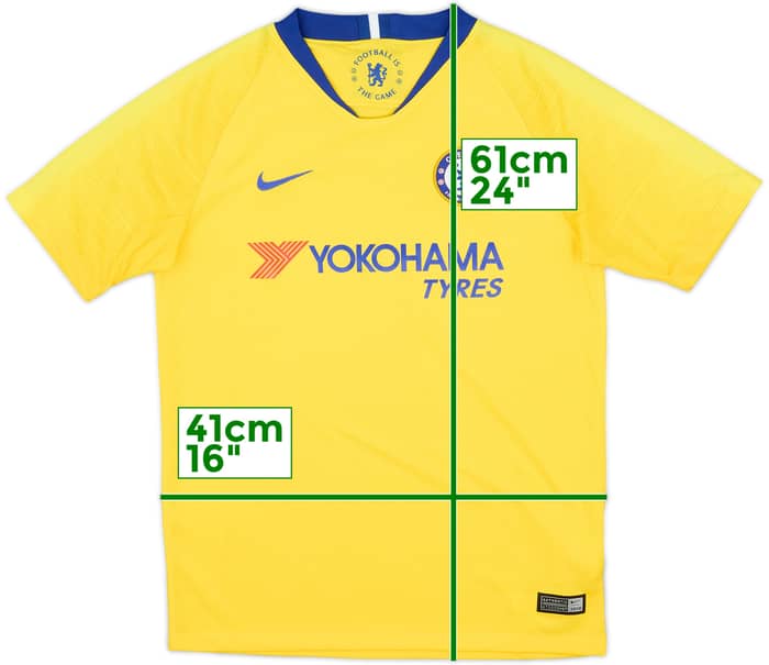 2018-19 Chelsea Away Shirt - 10/10 - (L.Boys)