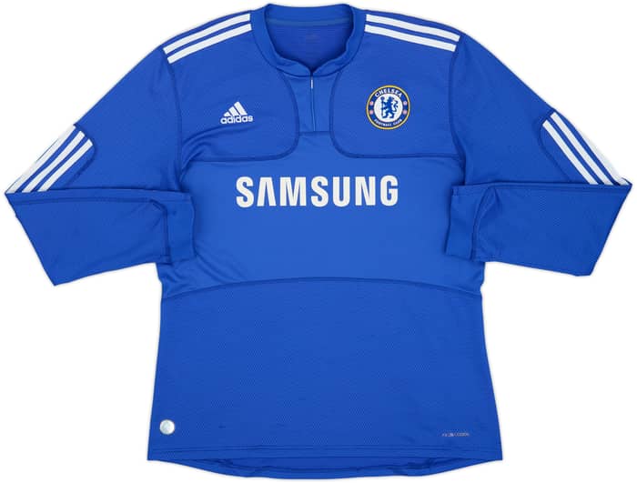 2009-10 Chelsea Home L/S Shirt Drogba #11 - 6/10 - (L)