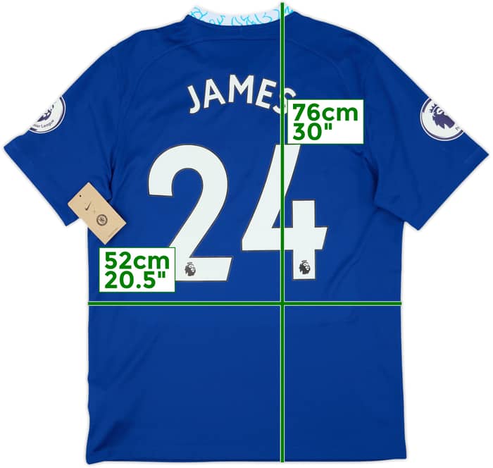 2022-23 Chelsea Home Shirt James #24 (L)