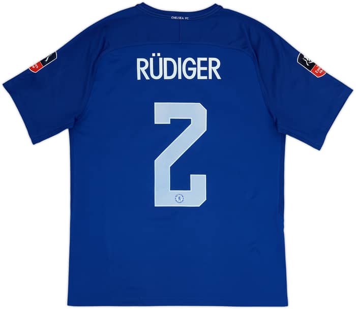 2017-18 Chelsea Home Shirt Rudiger #2 - 10/10 - (L)