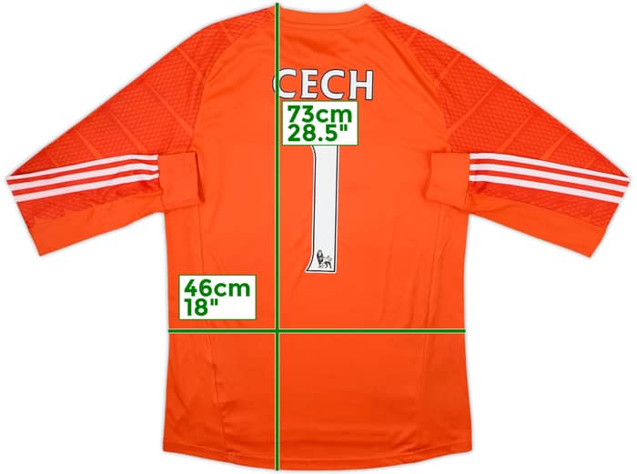 Camiseta de portero del Chelsea 2014-15 Cech #1 - 7/10 - (XL.Niños)