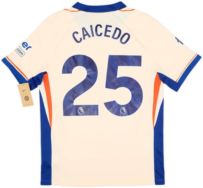 Camiseta de visitante del Chelsea 2024-25 Caicedo #25 (M)