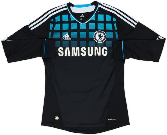 Camiseta de visitante de manga larga del Chelsea 2011-12 Drogba #11 - 6/10 - (S)