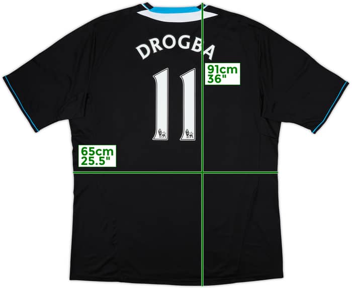 Camiseta de visitante del Chelsea 2011-12 Drogba #11 - 10/10 - (3XL)