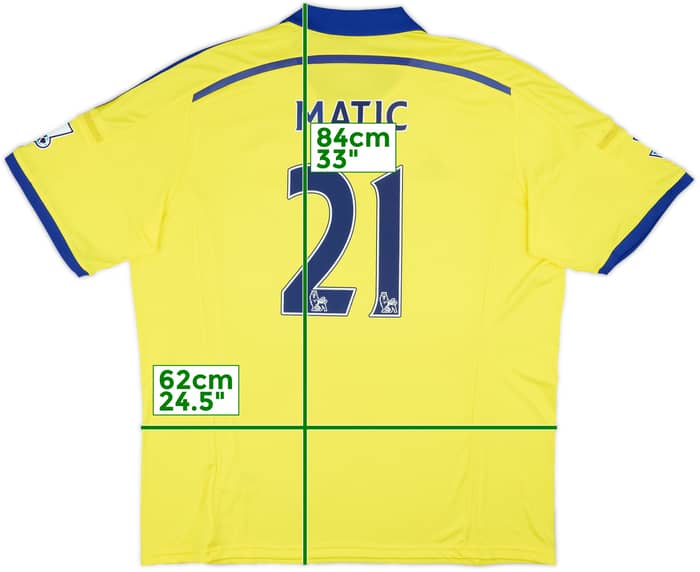 2014-15 Chelsea Away Shirt Matic #21 - 10/10 - (XXL)