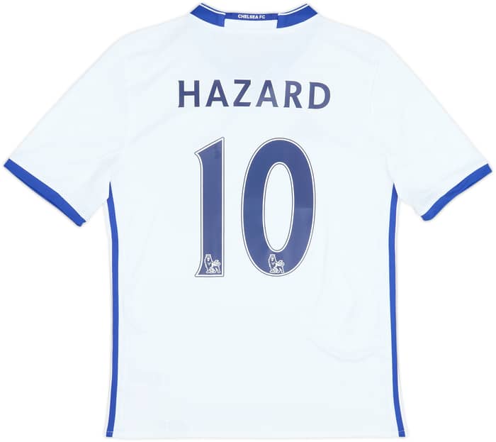 Camiseta de la tercera equipación del Chelsea 2016-17 Hazard #10 - 10/10 - (XL.Niños)