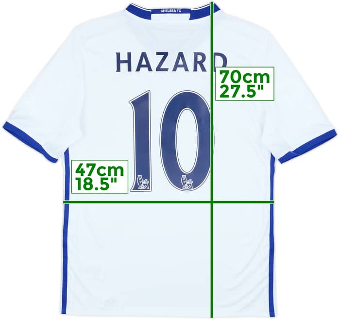 2016-17 Chelsea Third Shirt Hazard #10 - 10/10 - (XL.Boys)
