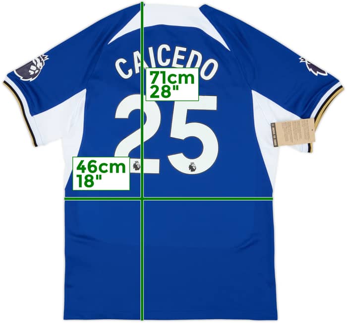 2023-24 Chelsea Home Shirt Caicedo #25 (S)