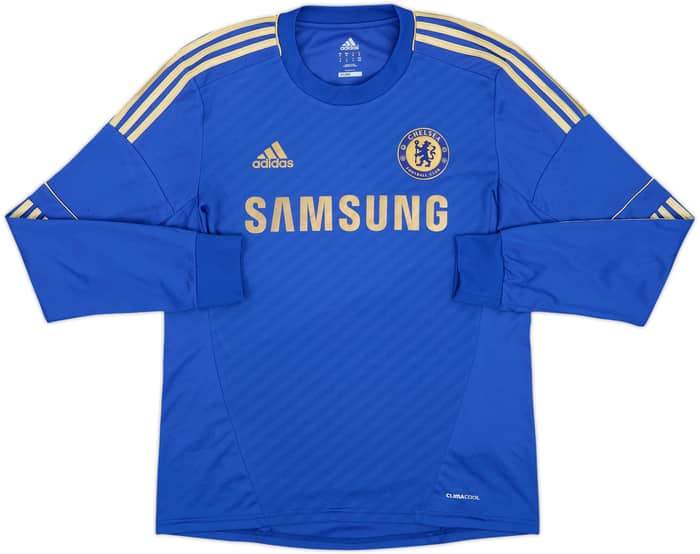 Camiseta de local del Chelsea 2012-13 de manga larga Hazard #17 - 6/10 - (M)