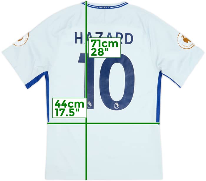 2017-18 Chelsea Away Shirt Hazard #10 - 4/10 - (S)