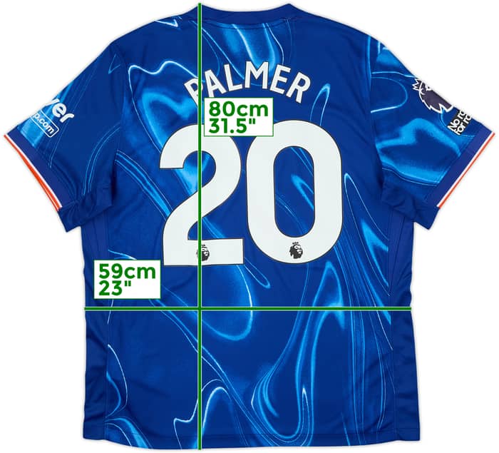 2024-25 Chelsea Home Shirt Palmer #20 - 9/10 - (XL)