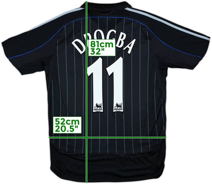 2006-07 Chelsea Third Shirt Drogba #11 - 6/10 - (M)